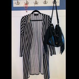 Striped cardigan size L